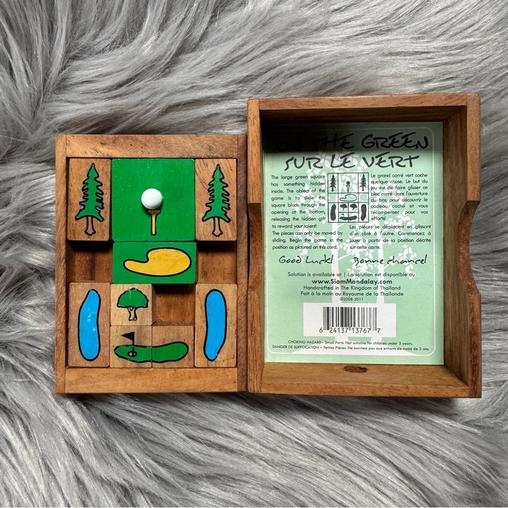 SiamMandalay Golf On The Green Wood Puzzle